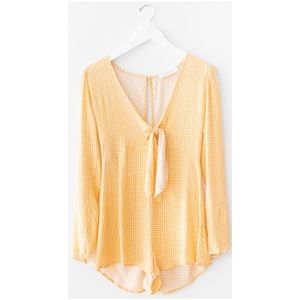 Checkered Romper - Size M